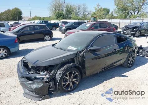 2019 Honda Civic Sport из США, поврежденный, VIN 2HGFC4B83KH309487